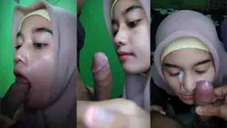 Bokep Jilbab Coklat Nyepong Crot Diwajah